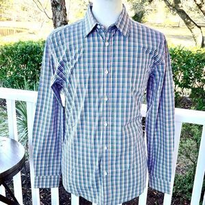 Jack Maverick Plaid Long Sleeve Shirt. Large.